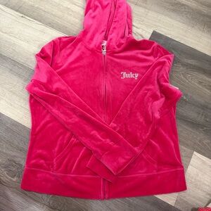 Juicy Couture Fuchsia Velour Jacket
